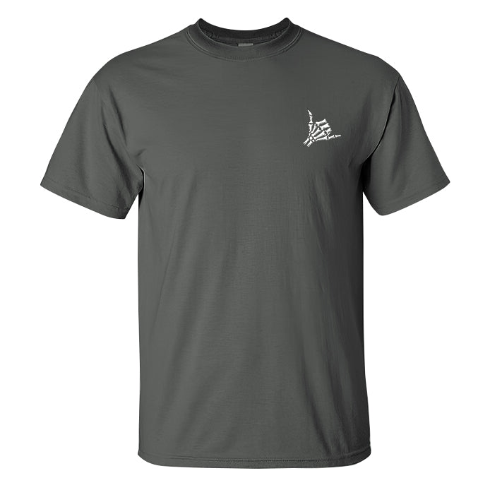 Send It Skull Printed Men's T-shirt