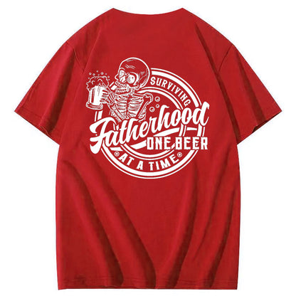 Surviving Fatherhood One Beer At A Time T-Shirt