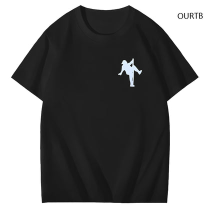 Only Dads Art Pattern Print T-Shirt