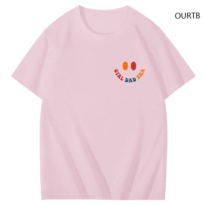 TS Fans In My Girl Dad Era Funny Art Pattern Print T-Shirt