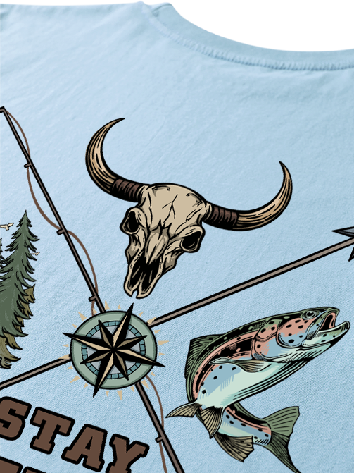 Stay Wild Embrace Adventure Unisex Classic Cotton Tee