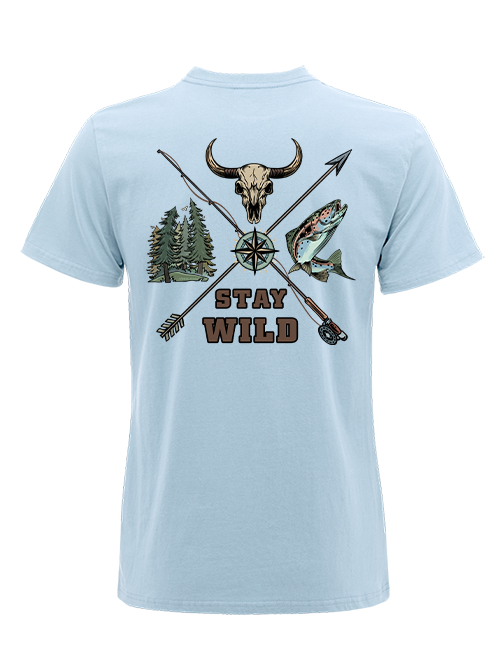 Stay Wild Embrace Adventure Unisex Classic Cotton Tee