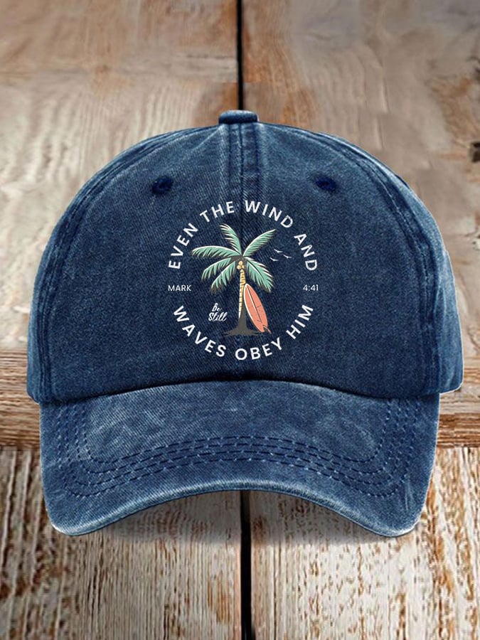 Women'S Casual Scripture Faith Graphic Print Baseball Cap