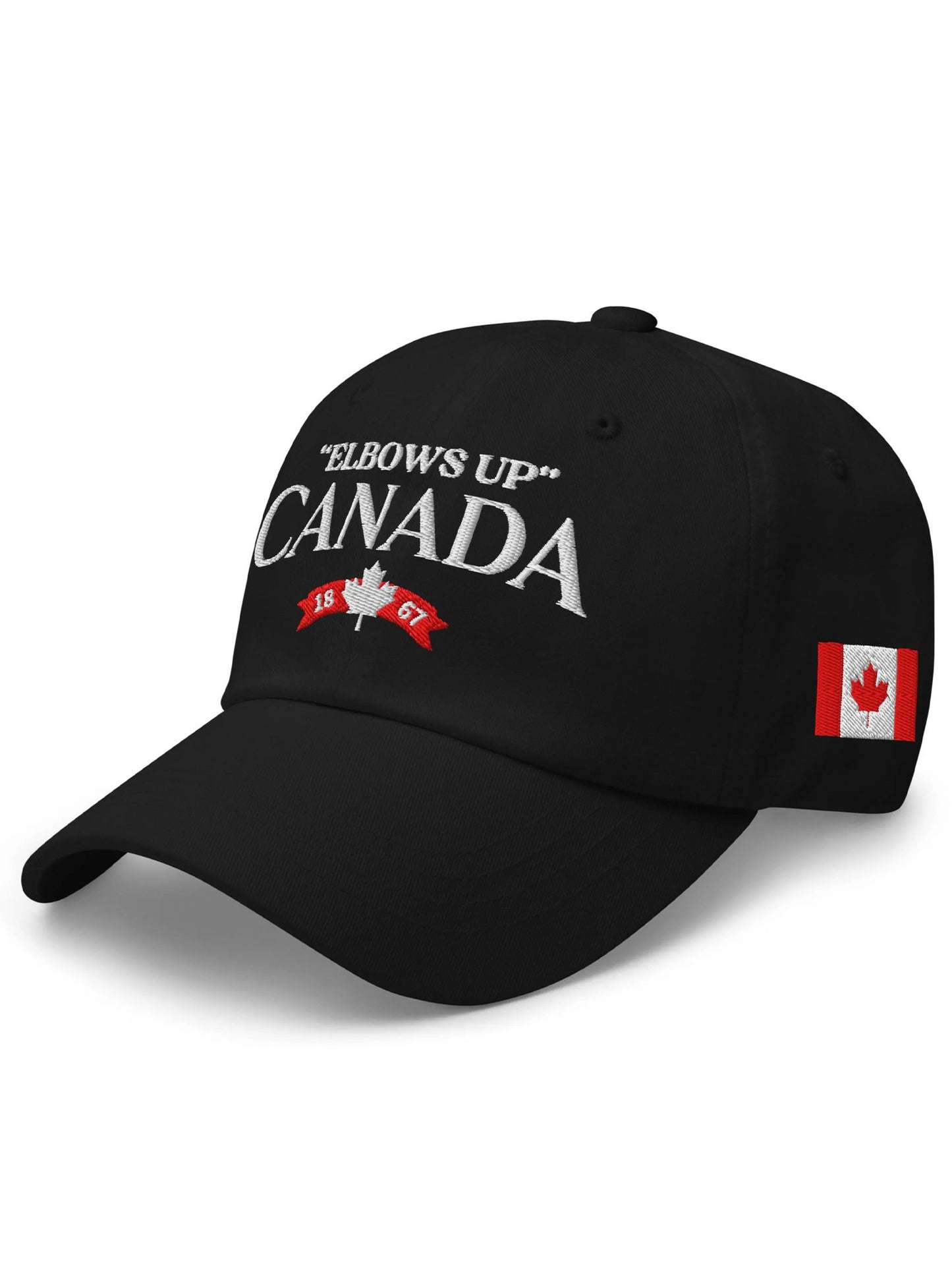Unisex Elbows Up Canada 1867 Printed Baseball Cap