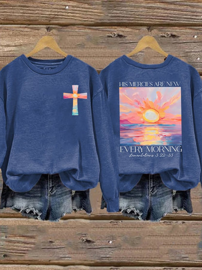 Women's His Mercies Are New Every Morning Feeling Sweatshirt