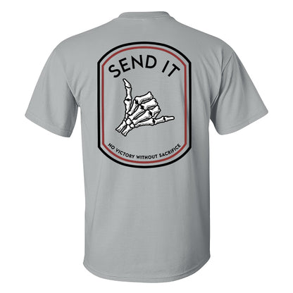 Send It Skull Printed Men's T-shirt