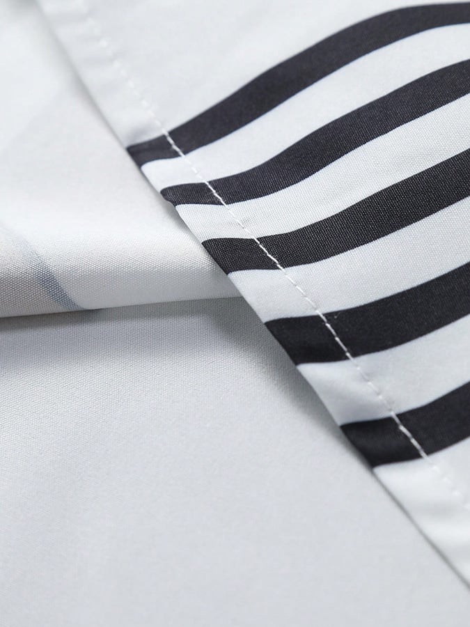 Modischer, bedruckter Freizeitanzug für Herren