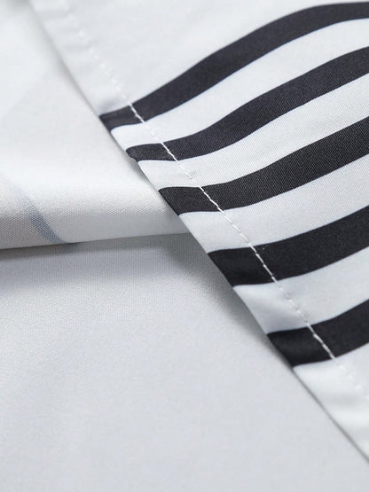 Modischer, bedruckter Freizeitanzug für Herren