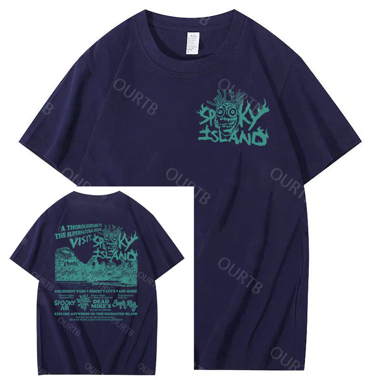Spooky Island Halloween 100% Cotton T-Shirt