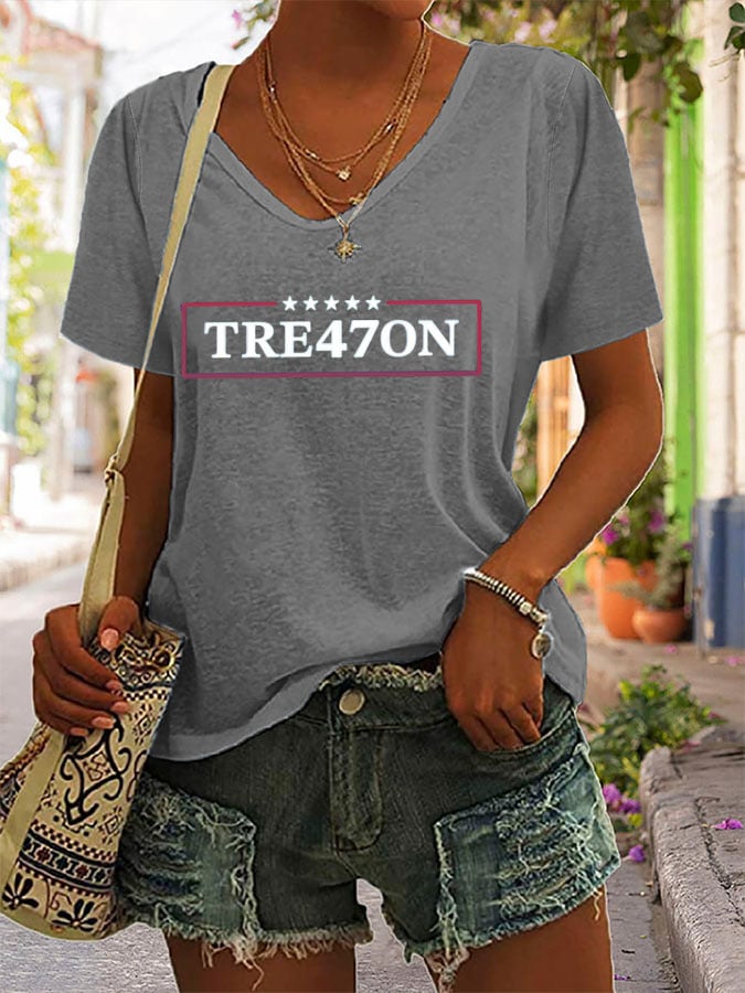 Women'S Short-Sleeved Casual T-Shirt