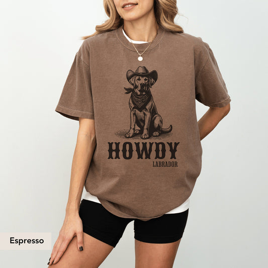 Howdy Labrador Retriever shirt