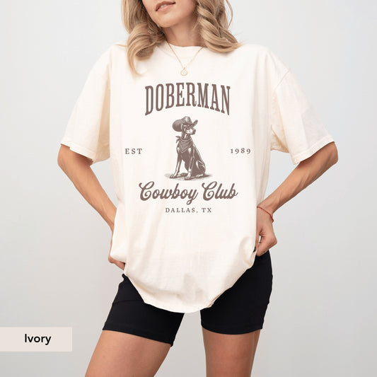 Doberman Cowboy Club Shirt
