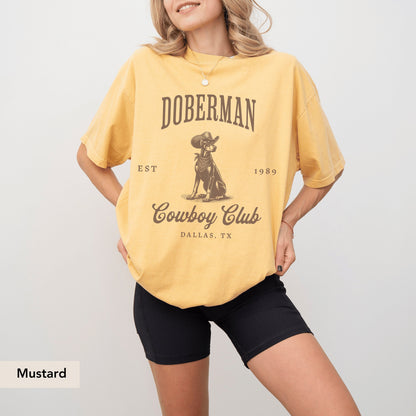 Doberman Cowboy Club Shirt