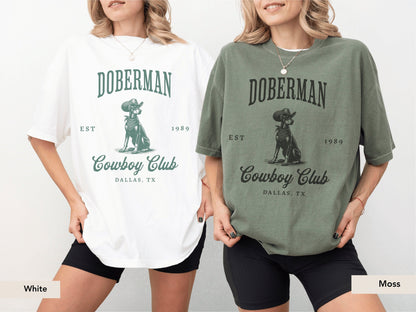 Doberman Cowboy Club Shirt