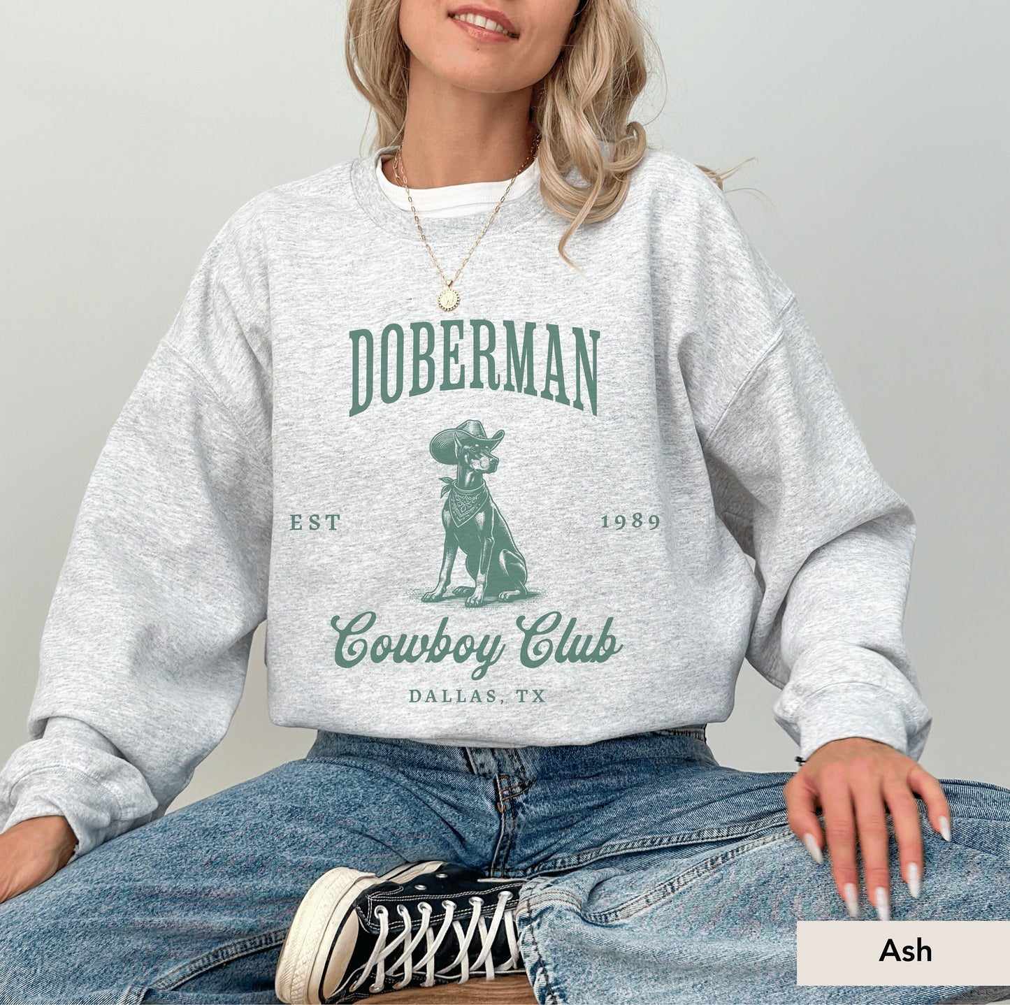Doberman Cowboy Club Sweatshirt