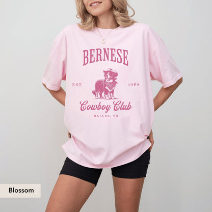 Bernese Mountain  Cowboy Club Shirt