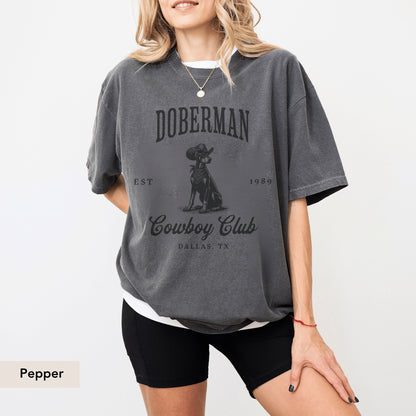 Doberman Cowboy Club Shirt