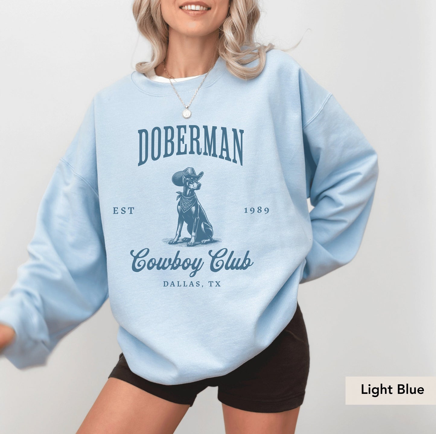 Doberman Cowboy Club Sweatshirt