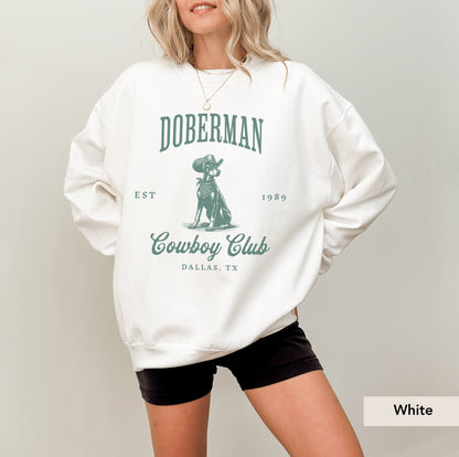 Doberman Cowboy Club Sweatshirt