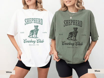 German Shepherd Cowboy Club Shirt