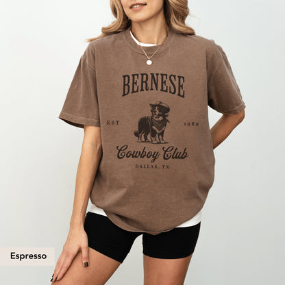 Bernese Mountain  Cowboy Club Shirt
