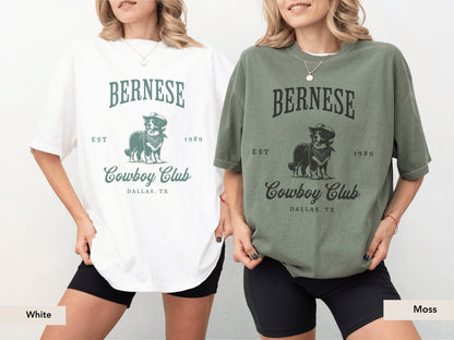 Bernese Mountain  Cowboy Club Shirt
