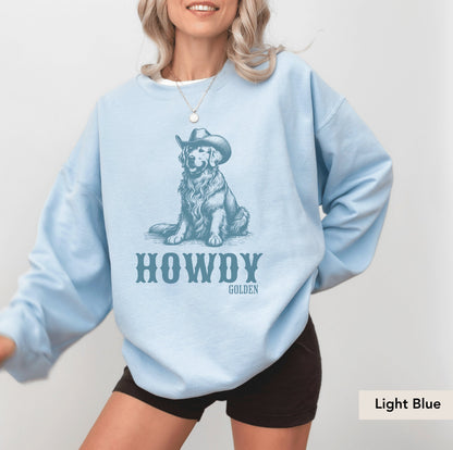 Golden Retriever Howdy Sweatshirt