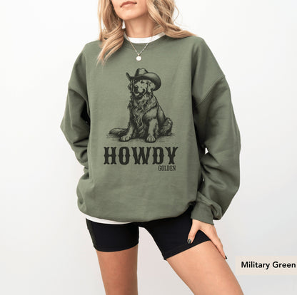 Golden Retriever Howdy Sweatshirt