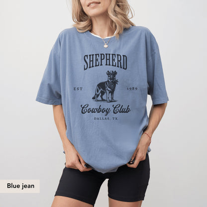 German Shepherd Cowboy Club Shirt