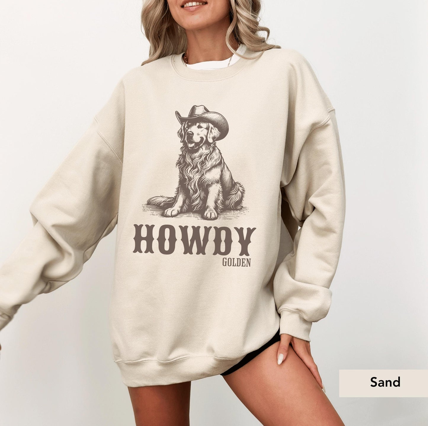 Golden Retriever Howdy Sweatshirt