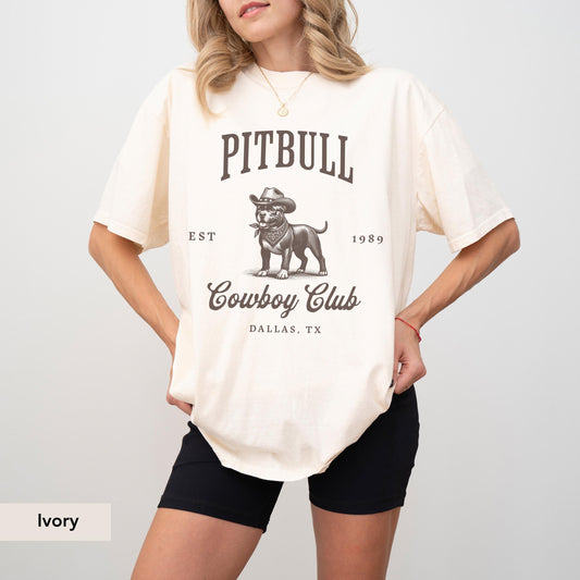 Pitbull Cowboy Club Shirt