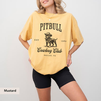 Pitbull Cowboy Club Shirt