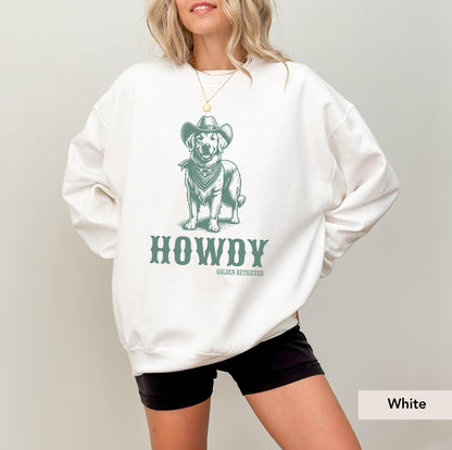 Howdy Golden Retriever Sweatshirt