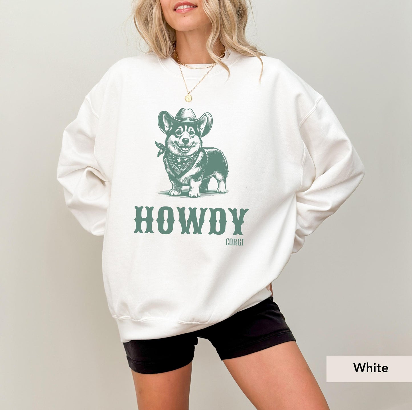 Corgi Howdy Sweatshirt