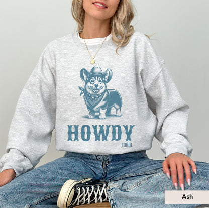Corgi Howdy Sweatshirt