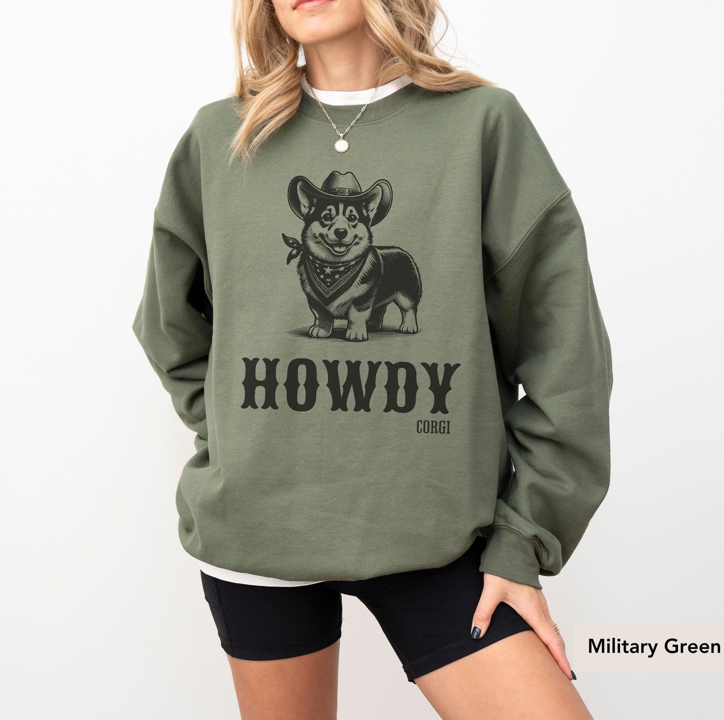 Corgi Howdy Sweatshirt