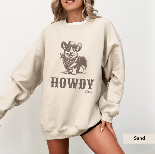 Corgi Howdy Sweatshirt